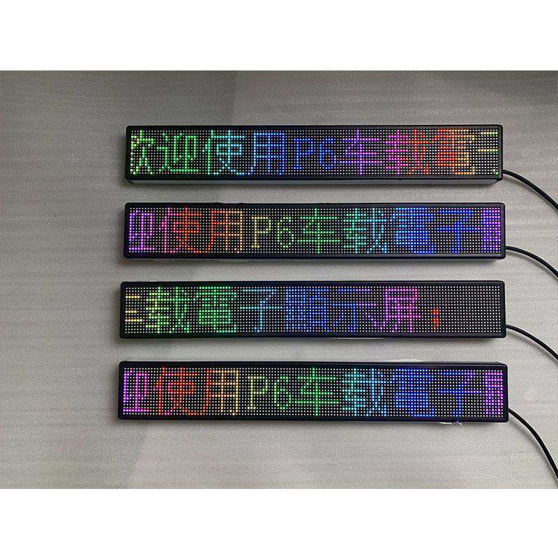 P6车载屏led滚动电子屏出租车led滚动屏led车载广告屏led显示屏