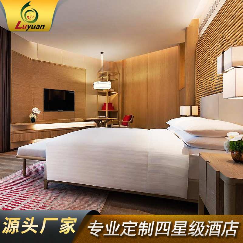 佛山厂家直销奢华酒店家具 新中式别墅套房家具 酒店工程配套制作