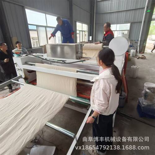 2.2米宽布料热熔胶涂胶复合机 床垫海绵卷对卷贴合机 棉布涂布机