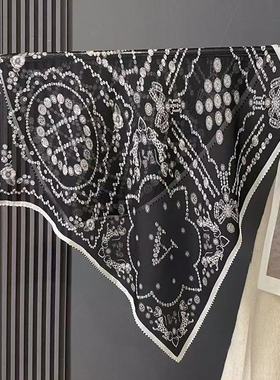 100%桑蚕丝【65cm西丽纱集合】65x65西丽纱方巾手工卷边合集