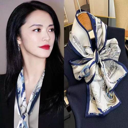 100%桑蚕丝【长飘带集合】145x16cm长飘带双层夏季真丝丝巾女G300