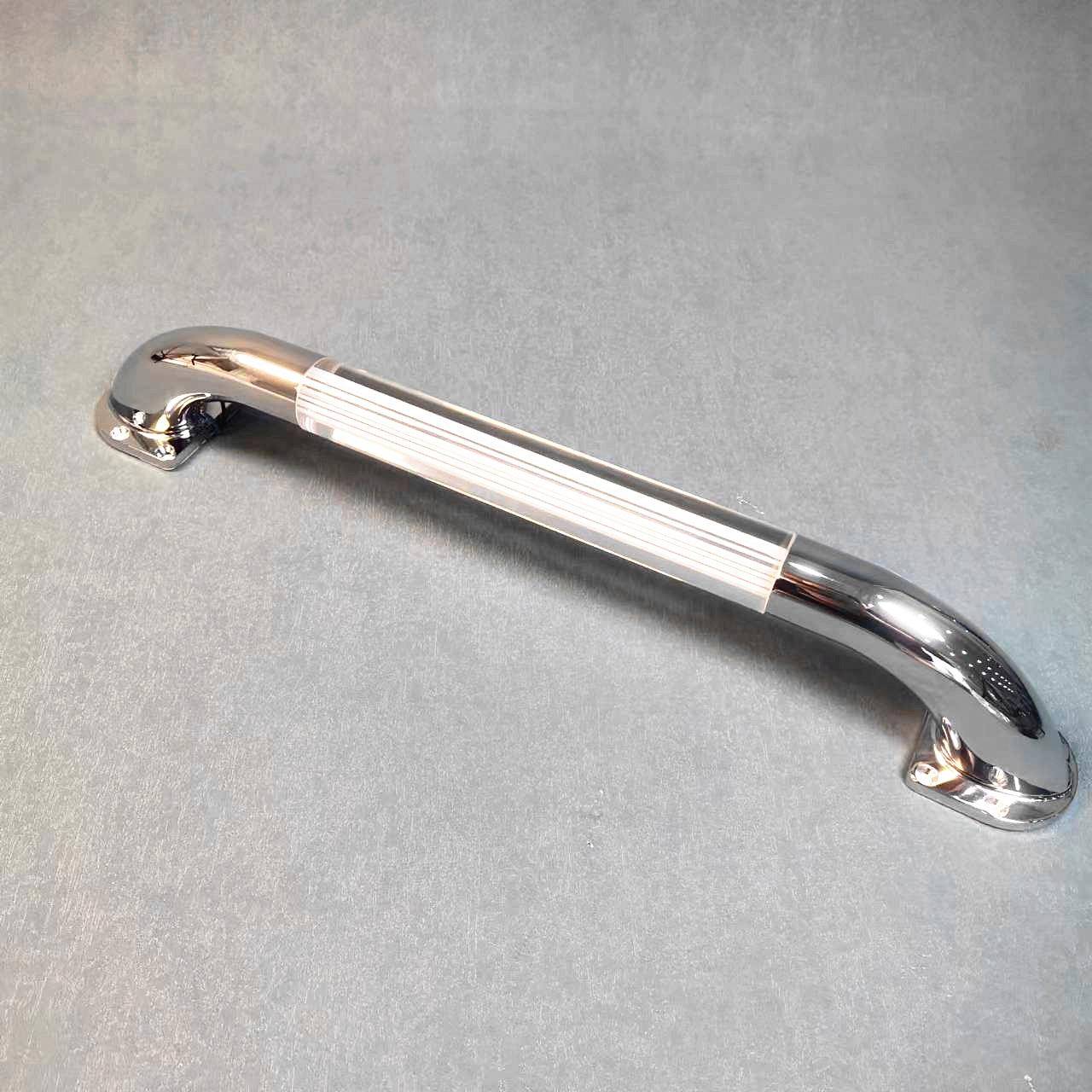 房车配件游艇房车锌合金发光扶手12V-24V通用LED房车车门把