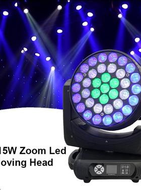 Grace37X15W4in1ZoomBeamMovingHeadLEDStageLights