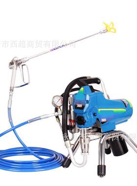 涵轩H395高压无气喷涂机喷乳胶漆涂料喷涂机油漆喷漆机495