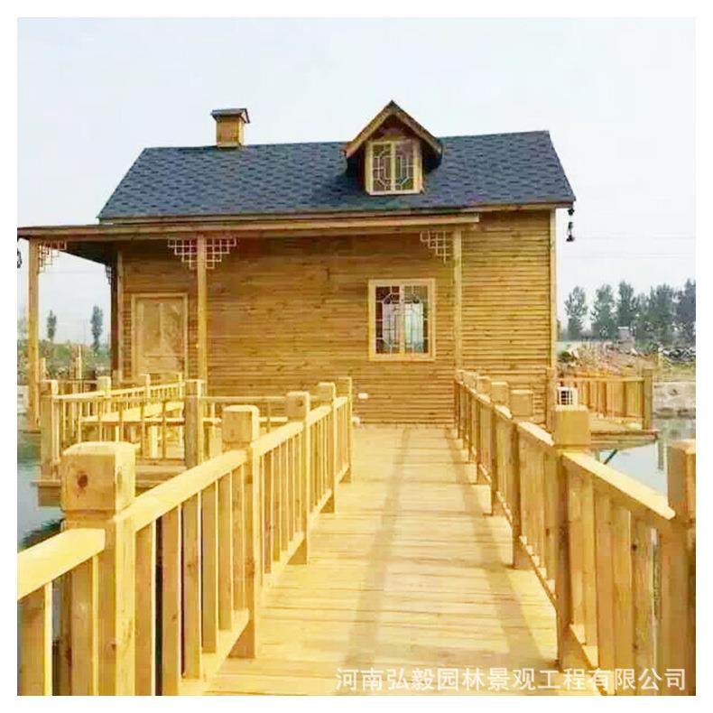 厂家供货防腐木木屋 防腐别墅活动房 移动小木屋 民宿小木屋