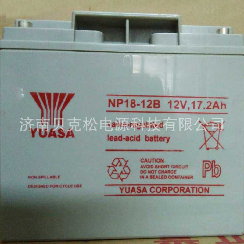 YUASA/汤浅蓄电池NP18-12B12v17ah免维护UPS不间断电源专用可充电