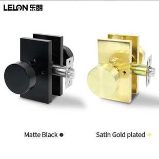 Zinc Alloy Cylindrical Knob Privacy Emergency Unlock Latch