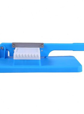 蓝色家用瓜果蔬菜切条切片器厨房刀具铡刀羊肉卷阿胶糕切片机