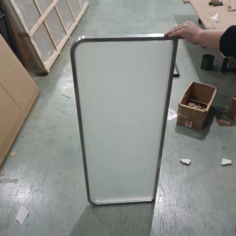 碳素钢小便池围栏挡板玻璃办公楼公共卫生间小便斗洗手间厕所隔断