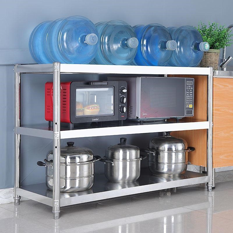 农村一体式厨灶台家用不锈钢农村厨房橱柜灶台柜一体式餐边柜楼梯