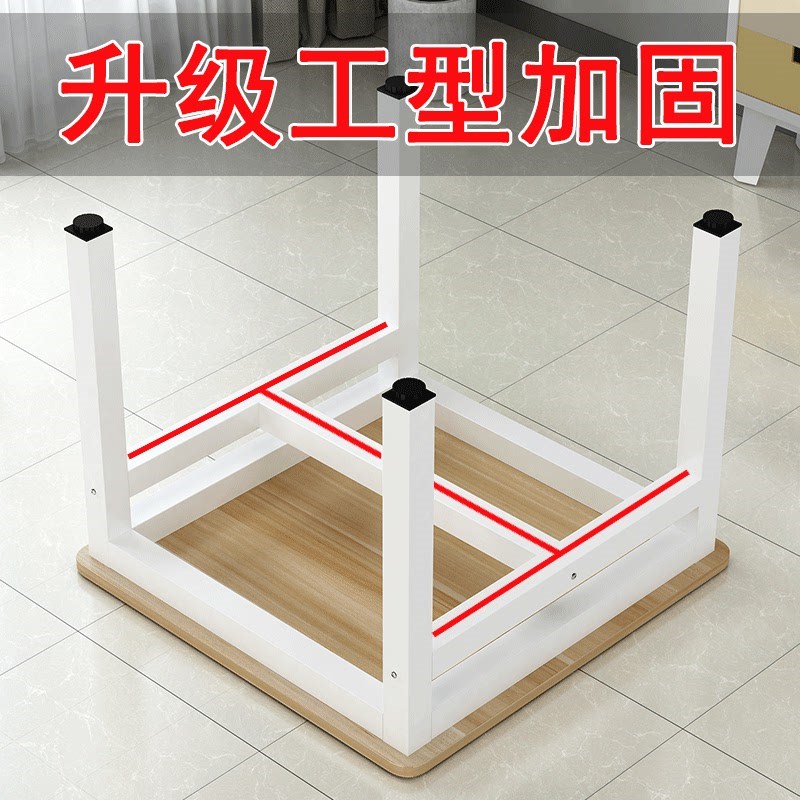 早餐店餐桌椅组合家用简约小户型小吃快餐饭店正方形吃饭四方桌子