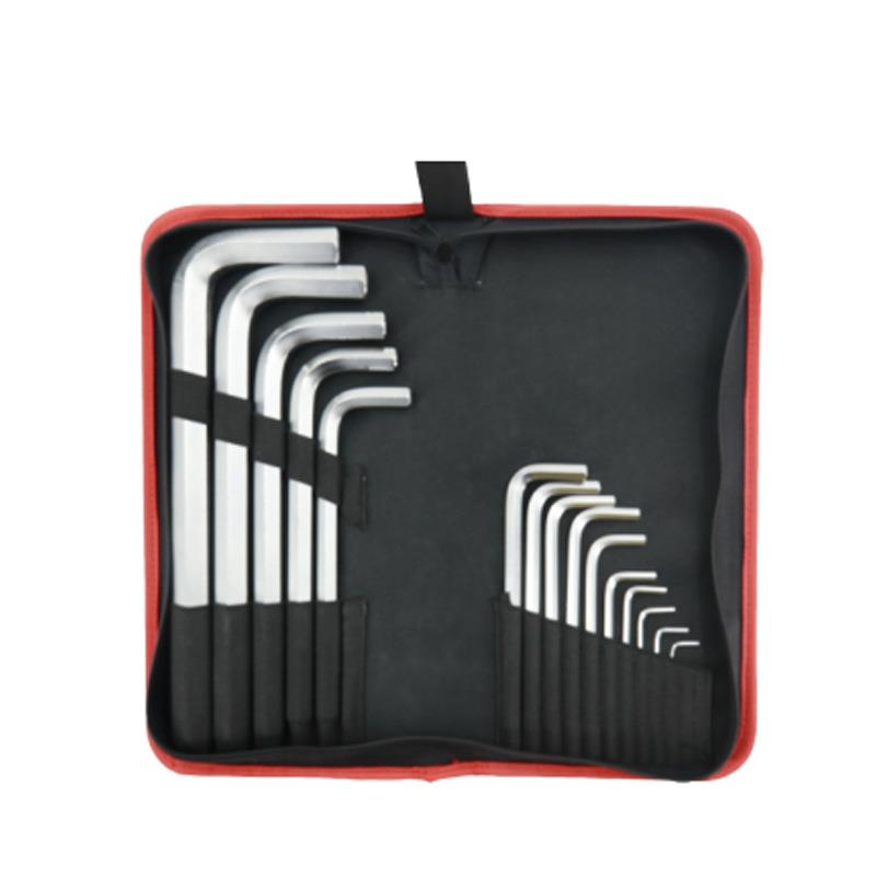 YATO易尔拓15件套YT-58211铬钒钢公制加长平头内六角扳手1.5-19MM