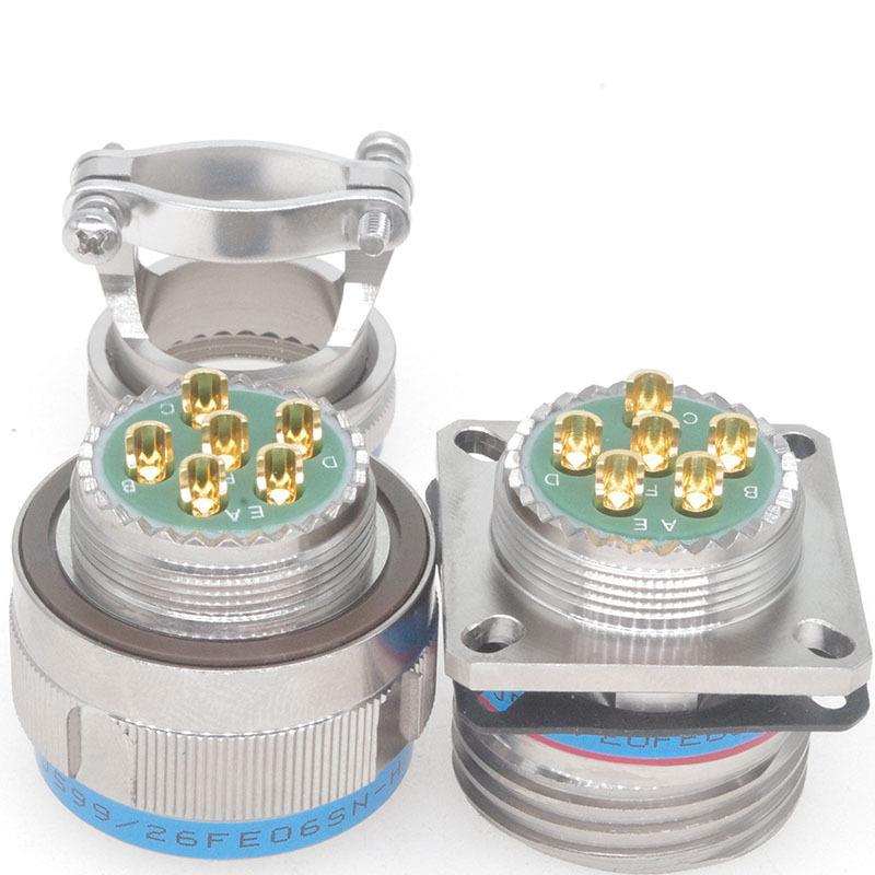 GJB599系列圆形电连接器航空插头J599/26FB05SNJ599/20WB05PN