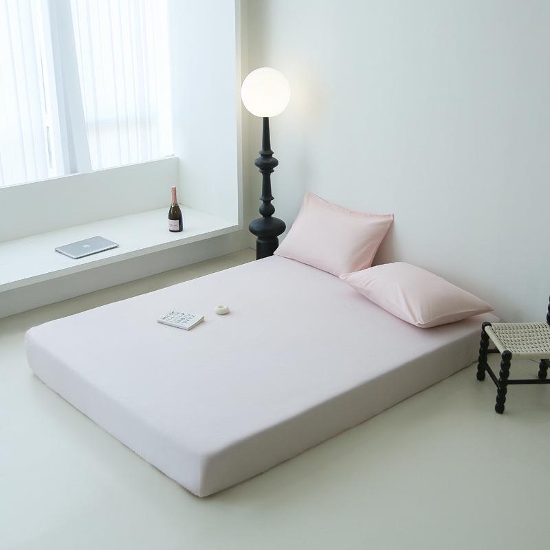 纯棉床笠单件全棉床罩防滑床单席梦思床垫保护罩床套防尘罩三件套