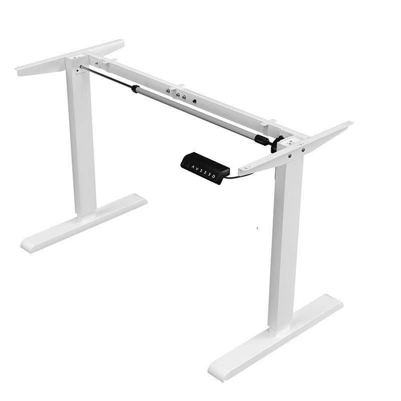 E1智能电动升降桌居家办公电脑桌学习桌实木书桌电动升降桌腿