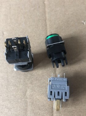 长方形AF164Y-11TD带灯LED24V绿色16mm开孔AF64J-11D红色圆形自锁