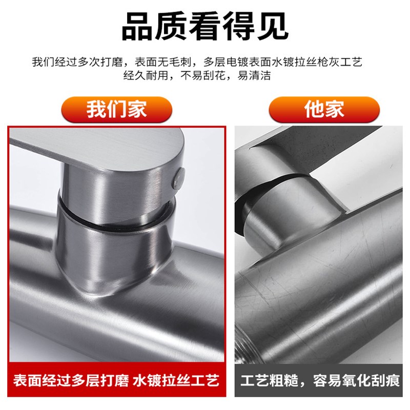 飞雨瀑布水龙头替换专用同尺寸厨房水槽无损安装改装漏水更换配件