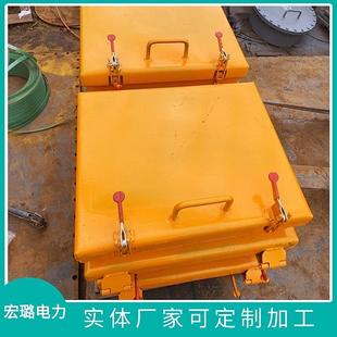 烟道煤粉仓用密封人孔门方形快开人孔宏璐供应支持来图制造法兰
