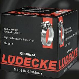 德国LUDECKE进口两片式软管抱箍SL原装SoftFlow软管快速接头GRK