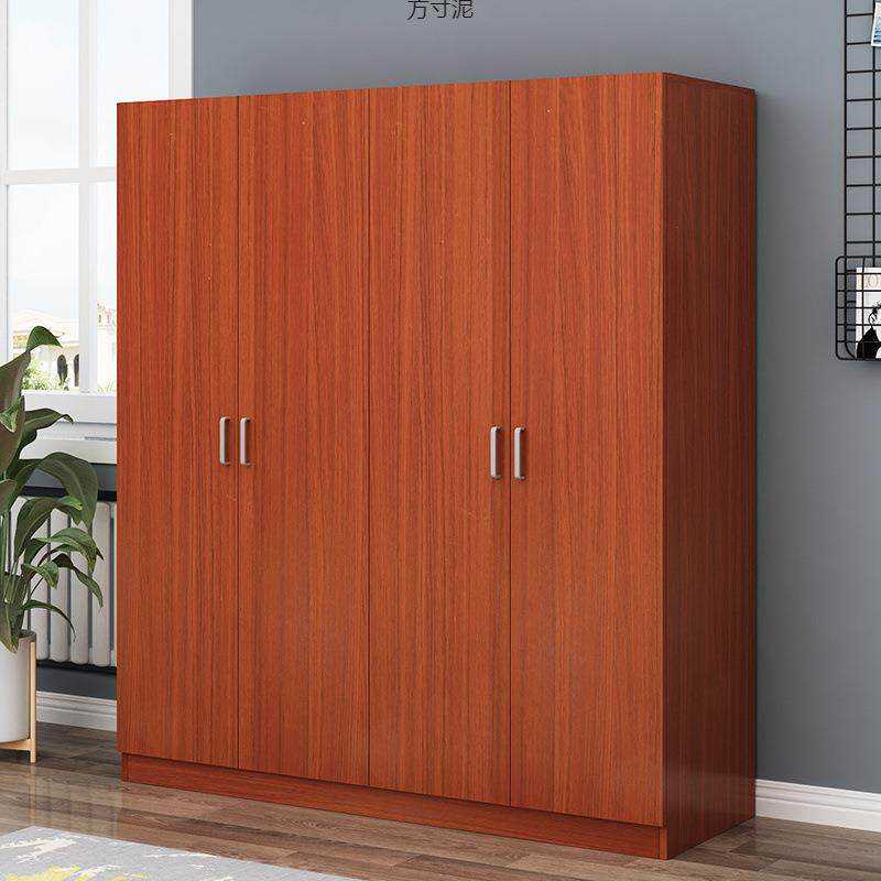 实木质卧室组装宿舍儿童衣柜经济型简易收纳家用柜简约现代大衣橱