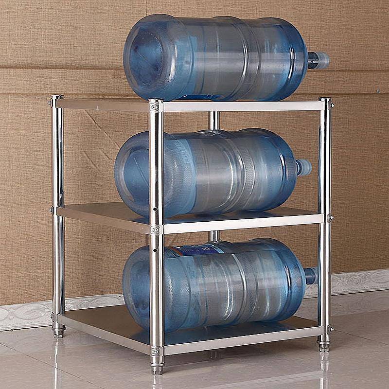 【折扣价】A9L不锈钢三层厨房落地置物架宽30夹缝收纳整理架冰箱