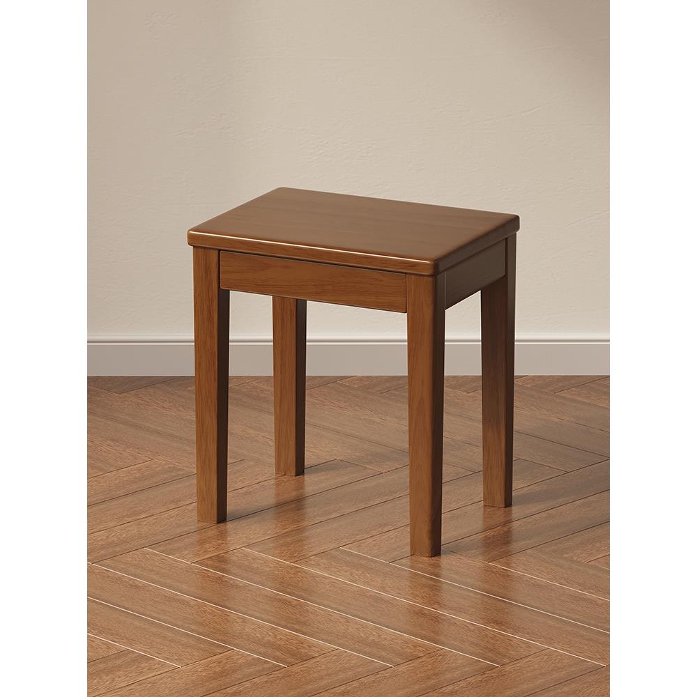 【折扣价】实木方凳家用小凳子现代简约客厅餐桌凳原木板凳矮凳梳