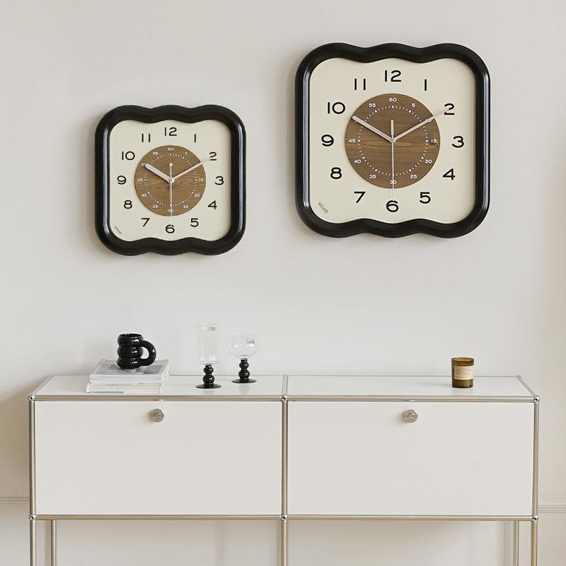 wozoom屋准现代简约挂钟客厅家用时尚大气创意复古时钟表挂墙