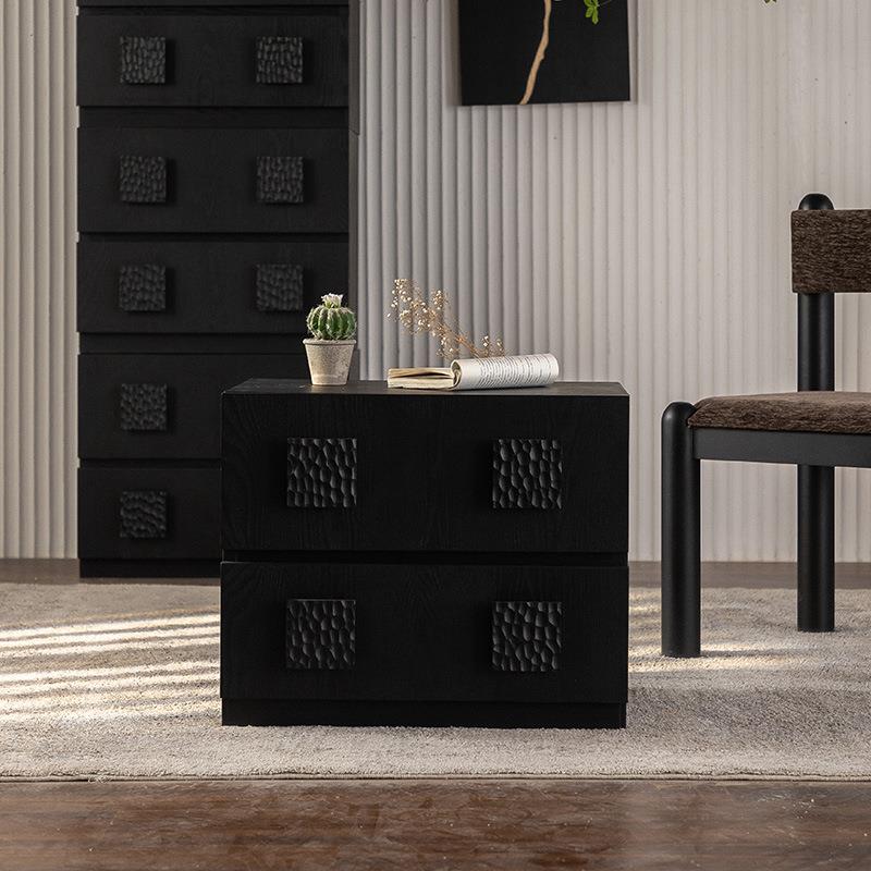 实木斗柜抽屉柜橱收纳斗柜美式卧室客厅简约现代组合柜子复古斗柜