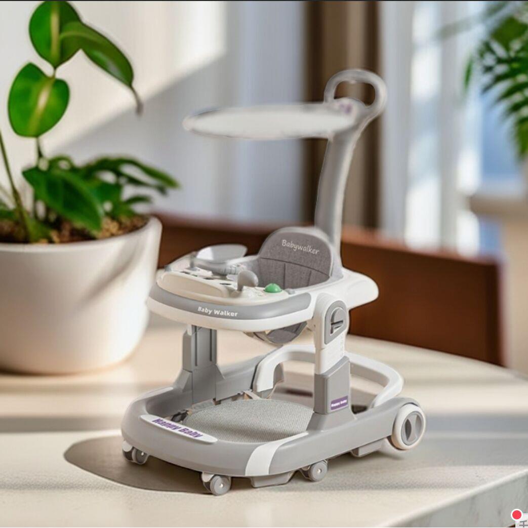 婴儿学步车助步车6-18个月男女宝宝手推车小孩学走路车