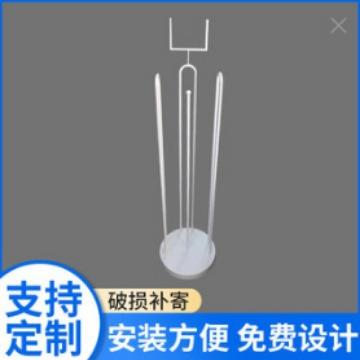 优品商场超市百货店u型头枕架枕头展示架白色黑色枕头收纳架