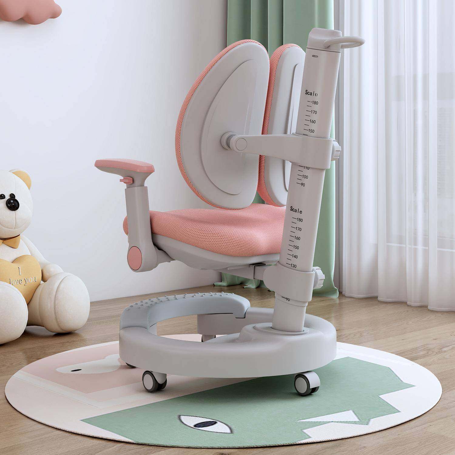 人体工学椅家用书桌座椅双背护腰电脑椅游戏椅办公椅粉色追背椅,电子/电工,接线端子,淘宝优惠券,粉丝福利购,淘宝优惠卷