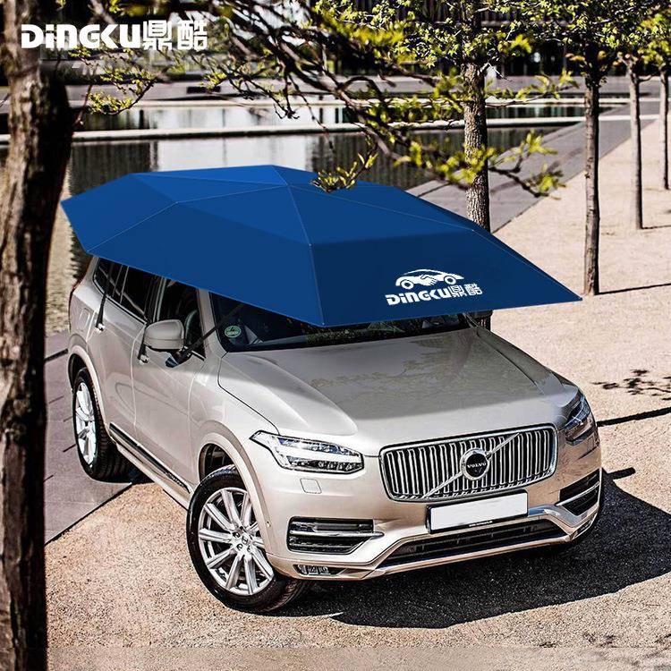 直销2019鼎酷全自动移动车篷智能智能车衣全自动车罩折叠车衣