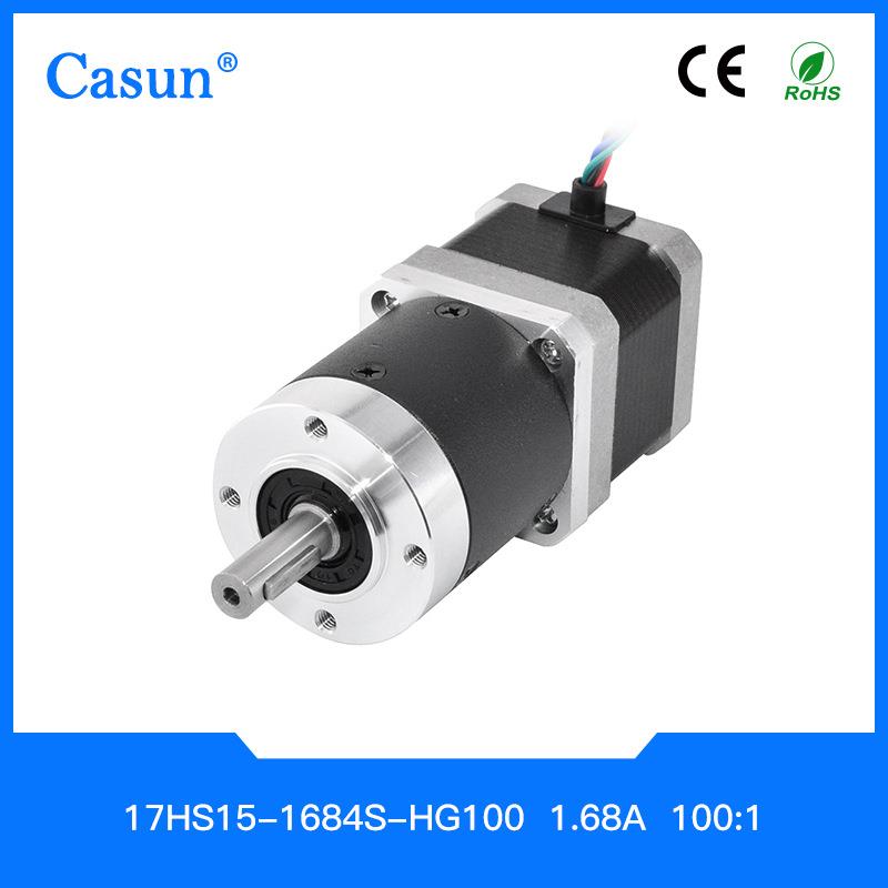 17HS15-1684S-HG100福得Nema17减速机电机42步进直流减速微型