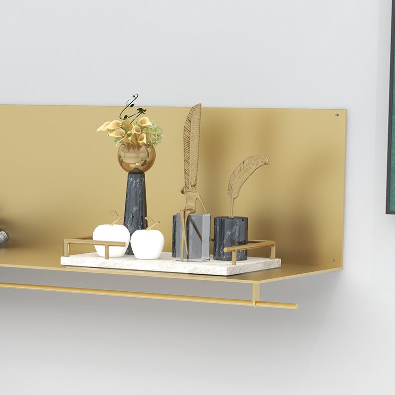 不锈钢轻奢墙上层板壁挂式挂衣架货架隔板置物架风简约服装展示架