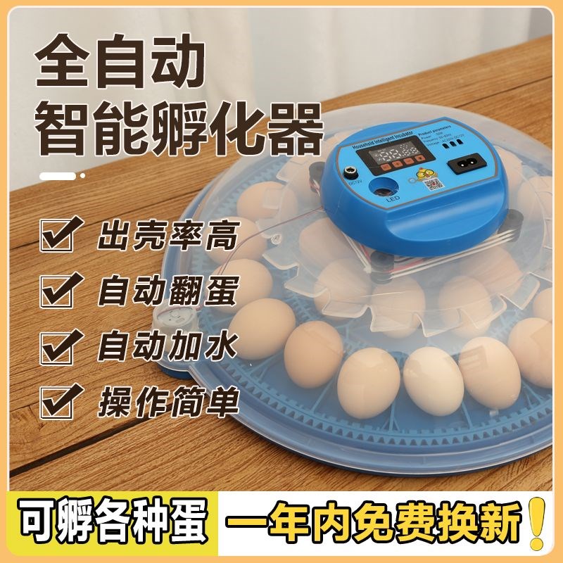 全自动孵化器芦丁鸡孵化器鸡鸭鹅小型孵化箱家用孵化器鹦鹉孵化器