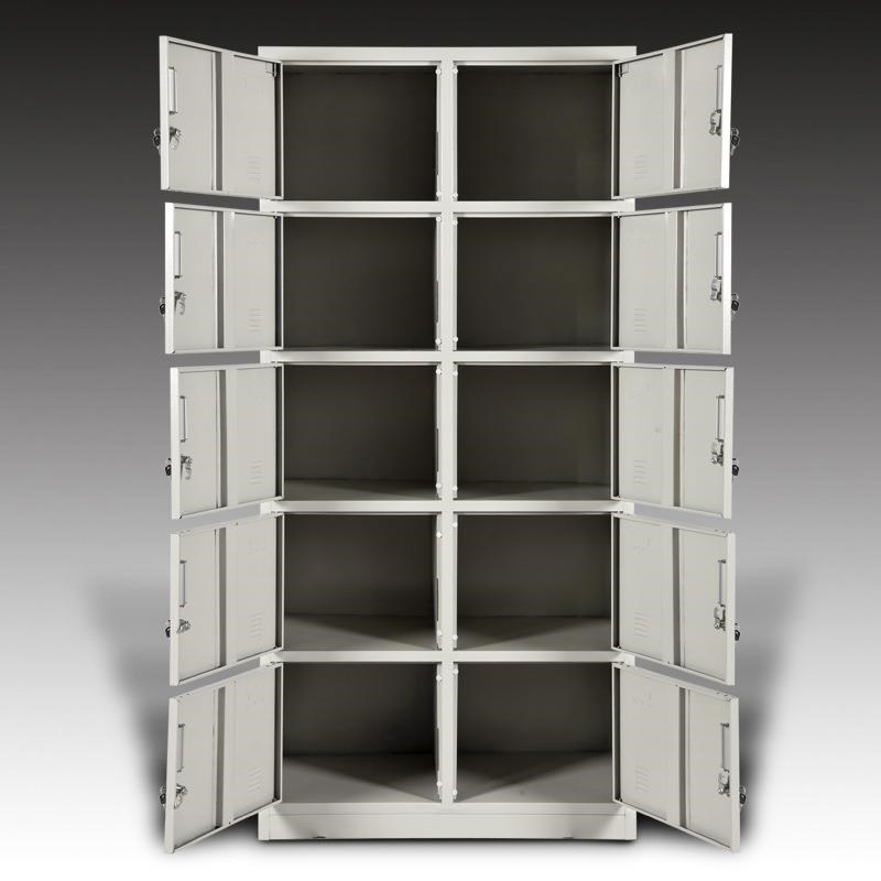 十门更衣柜员工柜浴室存包换衣柜工厂宿舍储物柜10门