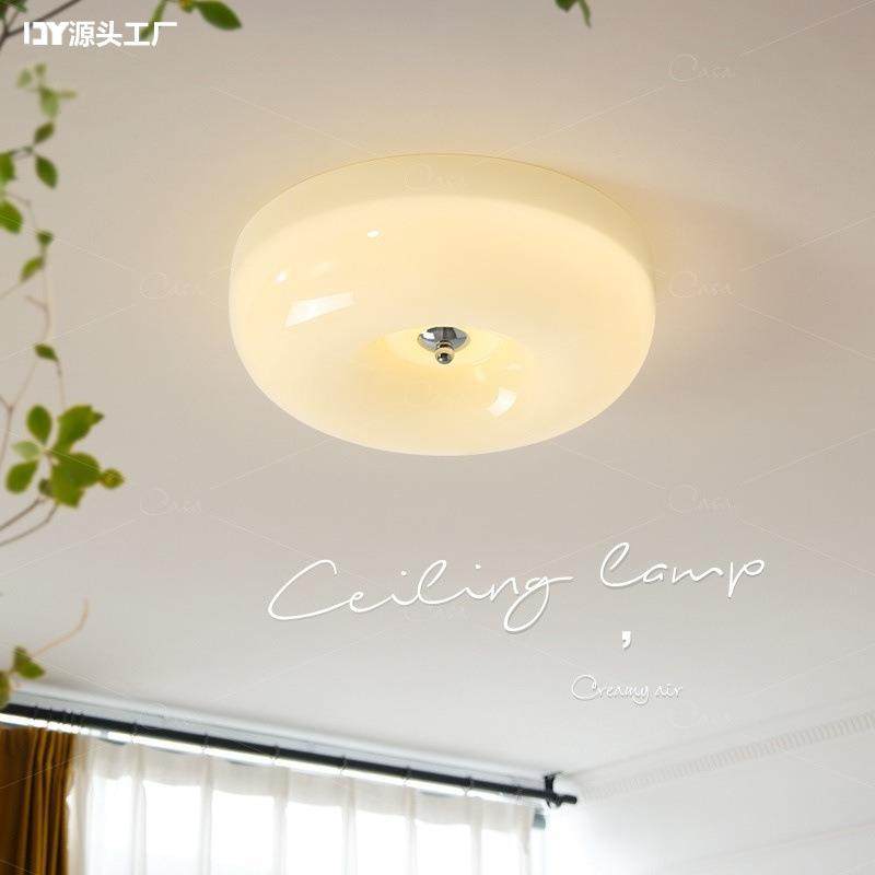 全光谱卧室布丁吸顶灯奶油风法式复古阳台玄关过道书房中古玻璃灯,机械设备,其他机械设备,淘宝优惠券,粉丝福利购,淘宝优惠卷