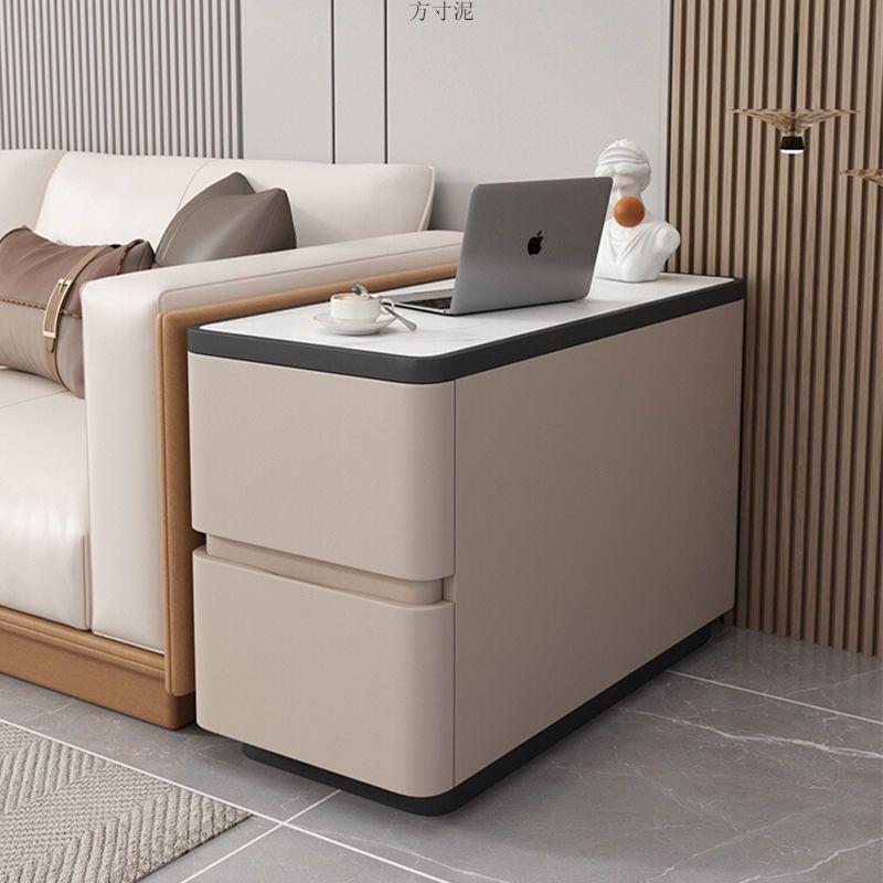 客厅沙发边柜斗柜轻奢高级感30宽实木超窄小型侧边柜简约现代边几