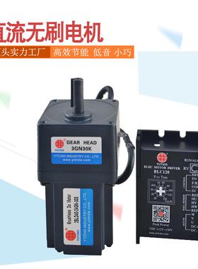 30W氢能环卫清洗车电机220V永磁直流无刷马达2BLD30-220GN-30S