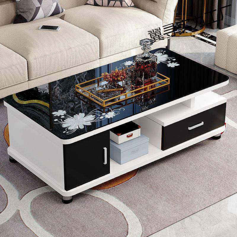 欧式圆角茶几简约现代电视柜茶几组合小户型钢化玻璃茶桌桌子客厅,基础建材,脚轮/万向轮,淘宝优惠券,粉丝福利购,淘宝优惠卷