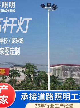 152035米升降系统高杆灯球场广场路灯厂家车站车站投光灯中杆灯