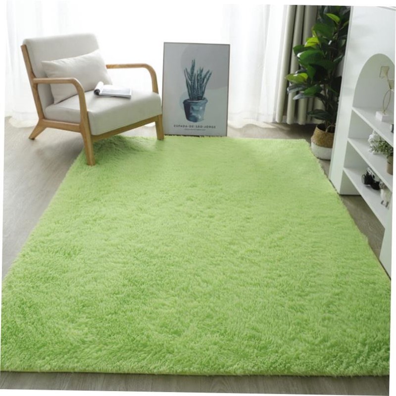 Fluffy Area Rugs for Bedroom Shaggy Floor Mat Carpet 地毯垫