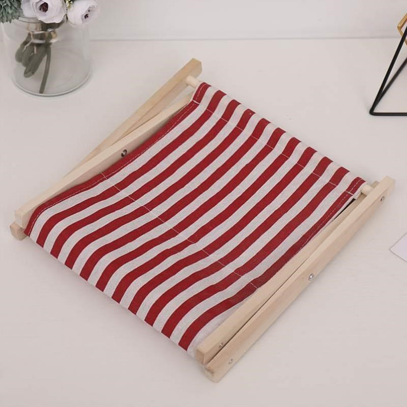 报刊版时尚杂志架杂志布艺收纳架筐整理桌面报纸书报架口袋楼书w