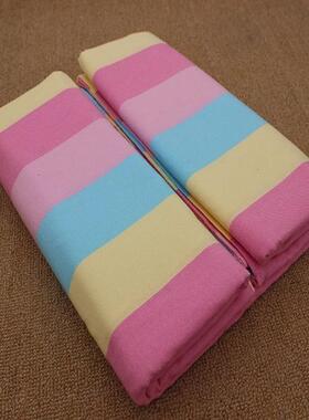 KE3C老粗布床单单件亚麻加厚加密1.8m双人床布被单单