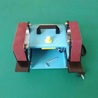 多功能双头砂带机电动台式双头砂带磨床机电动双头砂带机工厂