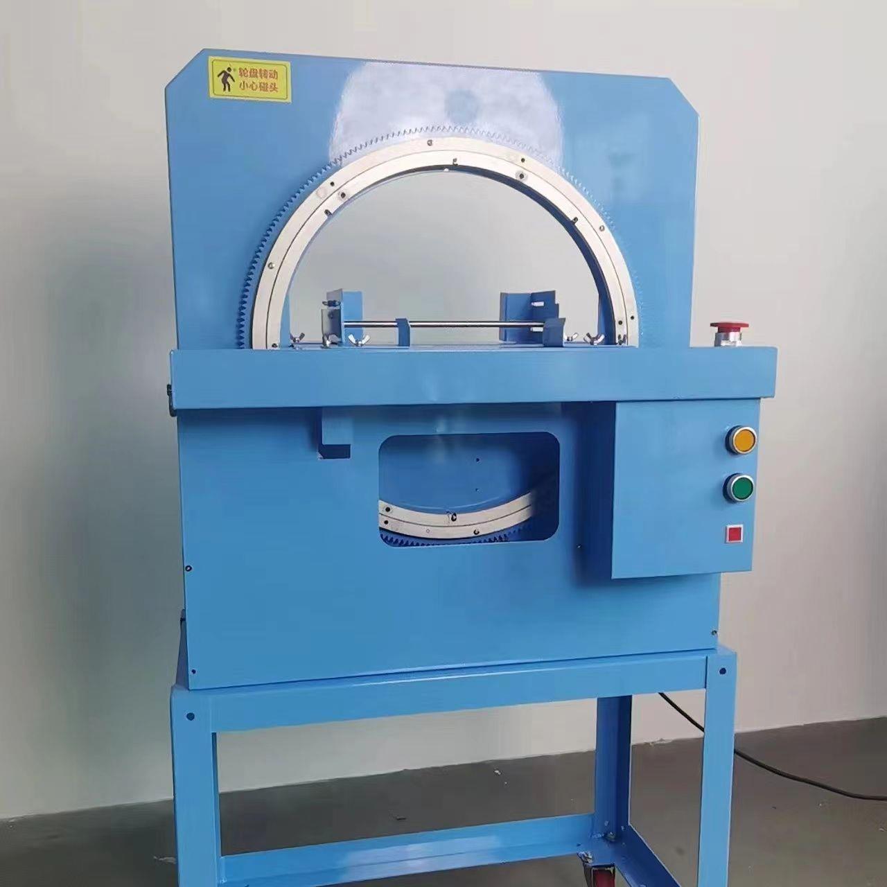 自动胶带缠绕机卧式整圈缠绕封箱机十字封口多道灵活自由打包