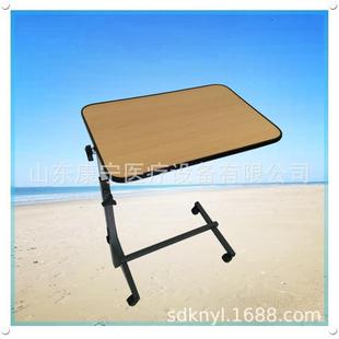 病房移动餐桌床边桌气杆升降病人用餐桌移动桌护理桌家用床桌餐桌