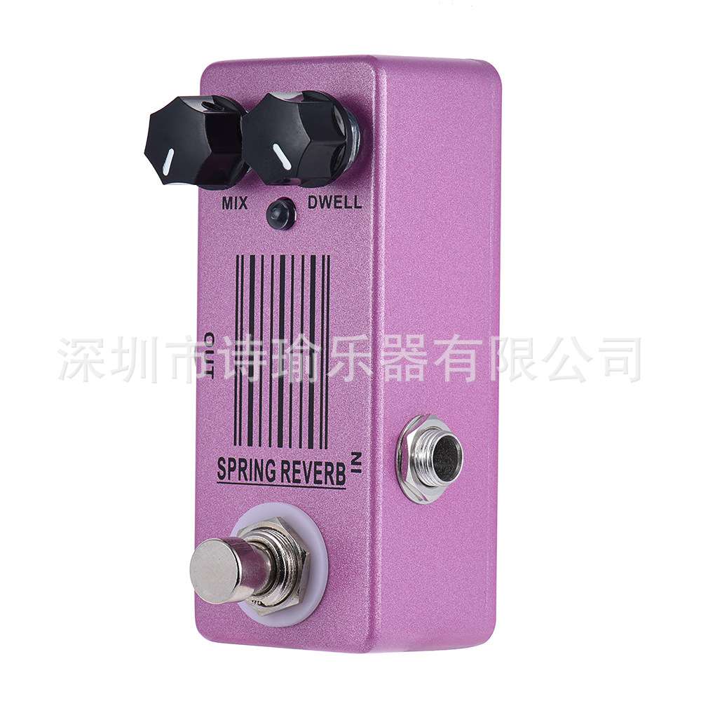 MOSKY Spring Reverb混响迷你单吉他效果踏板真实旁路乐器