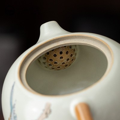 喜上眉梢旅行茶具套装一壶二杯便携式快客杯户外露营泡茶壶茶具