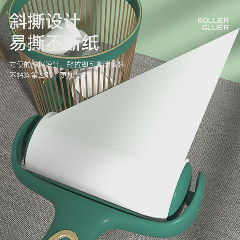 粘毛卷纸替换芯10cm强力粘毛器可撕式沾毛滚筒纸除黏毛滚刷粘尘纸